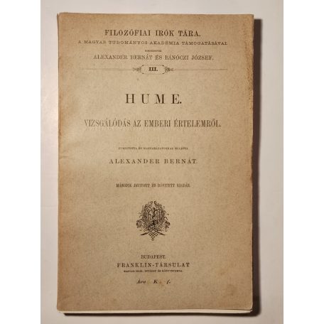 David Hume: Vizsgálódás az emberi értelemről