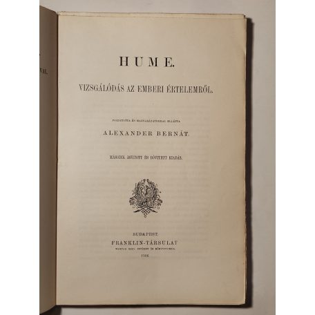 David Hume: Vizsgálódás az emberi értelemről