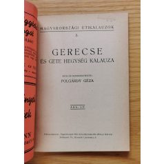 Polgárdy Géza: Gerecse és Gete hegység kalauza