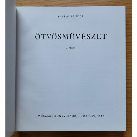 Pallai Sándor: Ötvösművészet 