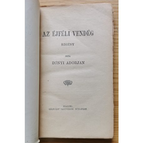 Bónyi Adorján: Az éjféli vendég