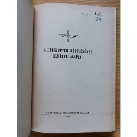 A helikopter repülésének elméleti alapjai