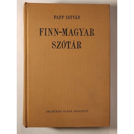 Papp István: Finn-magyar szótár