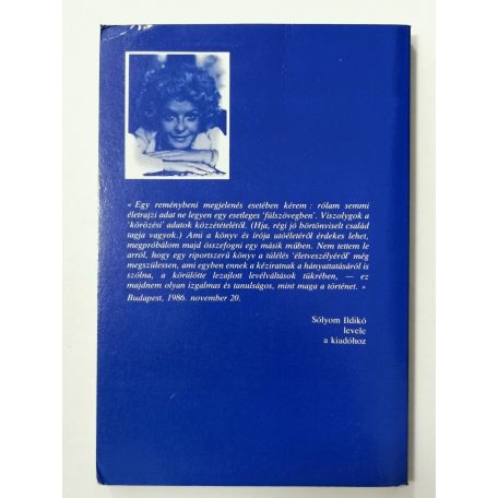 Sólyom Ildikó: Megtörténhetett? (emigráns kiadás, Párizs)