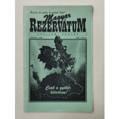 Magyar Rezervátum I. évf. 1. sz. 1996. március