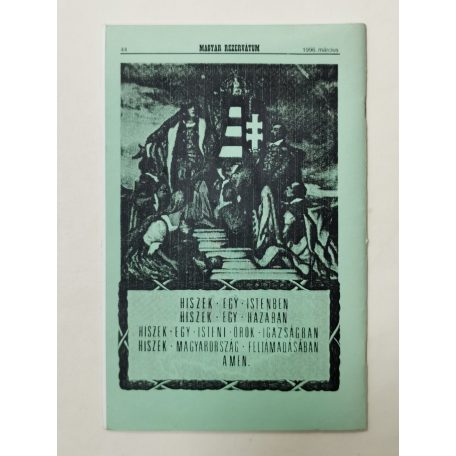 Magyar Rezervátum I. évf. 1. sz. 1996. március