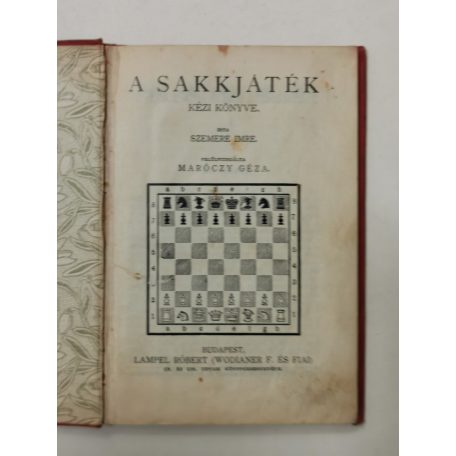 Szemere Imre: A sakkjáték kézikönyve