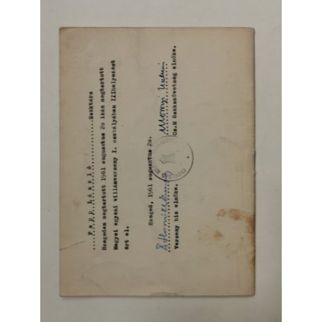 Dr. Asztalos Lajos emlékverseny - Balatonfüred 1958. június 14-28