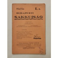 Budapesti Sakkujság I. évf. 4. sz. - 1934. április 1.