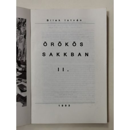 Bilek István: Örökös sakkban II.