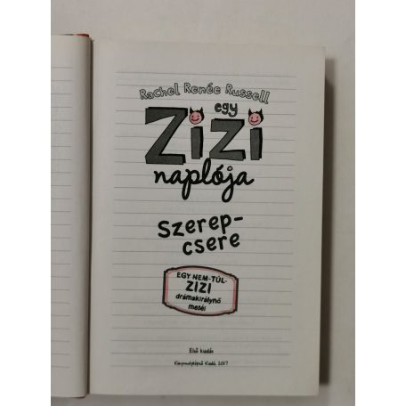 Rachel Renée Russell: Szerepcsere (Egy Zizi naplója 9.)