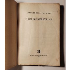 Fabriczky Imre – Papp Antal: Házi konzerválás