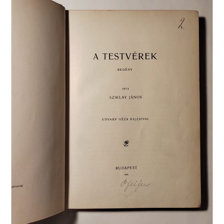 Sziklay János: A testvérek