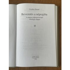 Liszka József: Bevezetés a néprajzba