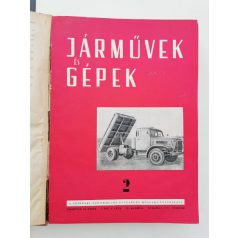   Járművek és gépek / Járművek, mezőgazdasági gépek - I-II. évf. 1954-1955 (hiányos)
