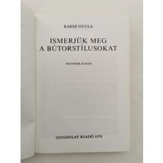 Kaesz Gyula: Ismerjük meg a bútorstílusokat