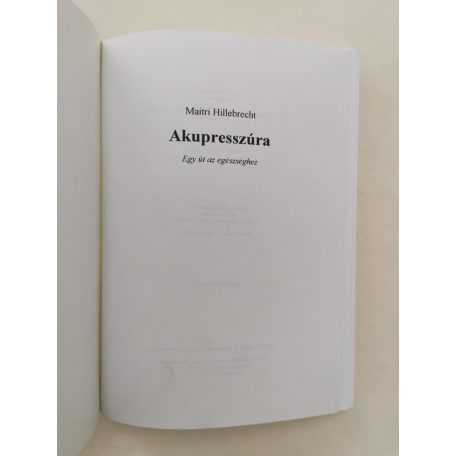 Maitri Hillebrecht: Akupresszúra