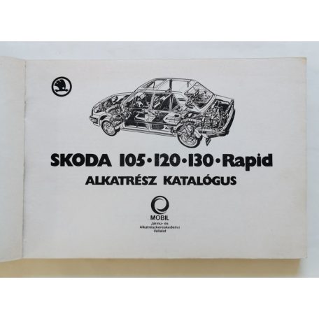Skoda 105, 120, 130, Rapid alkatrész katalógus