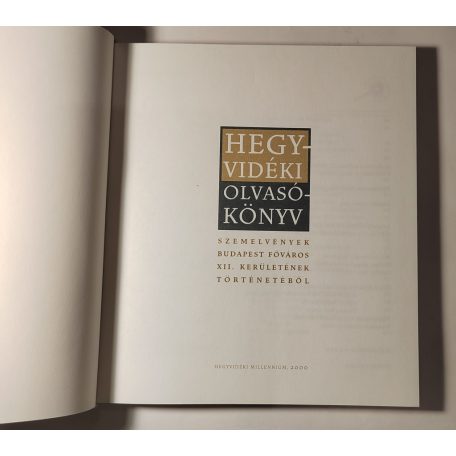 Szatucsek Zoltán (szerk.): Hegyvidéki olvasókönyv