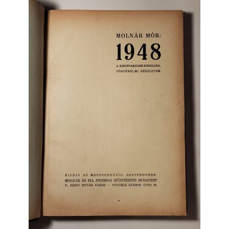 Molnár Mór: Világunió 1948