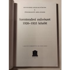   Kiss Joakim Margit (szerk.): Szentendrei művészet 1926-1935 között