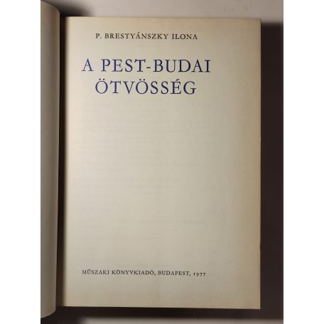 P. Brestyánszky Ilona: A pest-budai ötvösség