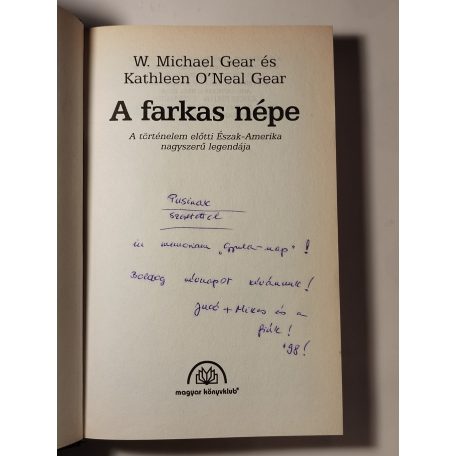 W. Michael Gear – Kathleen O'Neal Gear: A Farkas népe 