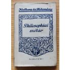 Enyvvári Jenő: Philosophiai szótár