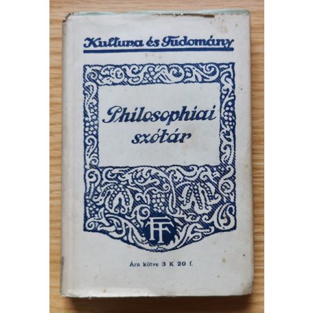 Enyvvári Jenő: Philosophiai szótár