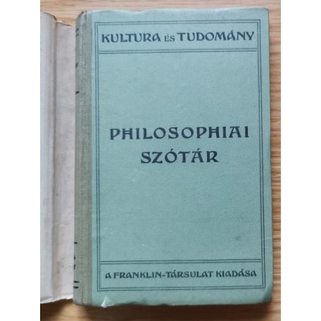 Enyvvári Jenő: Philosophiai szótár