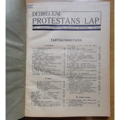 Debreceni protestáns lap 1941. évfolyama