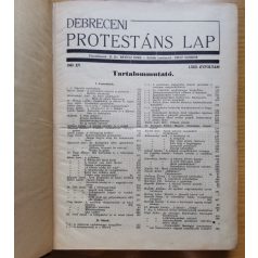 Debreceni protestáns lap 1943. évfolyama