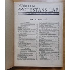 Debreceni protestáns lap 1944. évfolyama