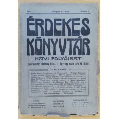 Halmay Béla: Érdekes könyvtár 1904 október