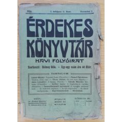 Halmay Béla: Érdekes könyvtár 1904 november
