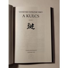 Tanizaki Dzsunicsiró: A kulcs (Bibliotheca erotica)