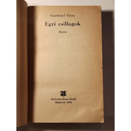 Gárdonyi Géza: Egri csillagok