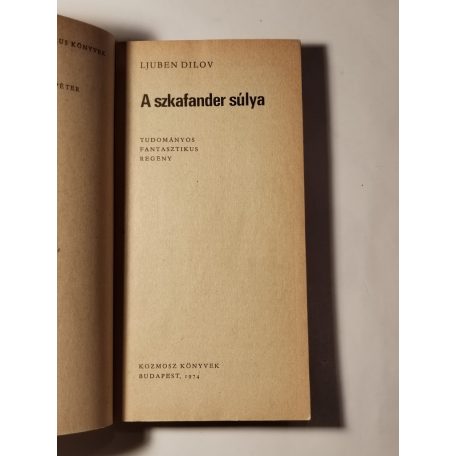 Ljuben Dilov: A szkafander súlya 