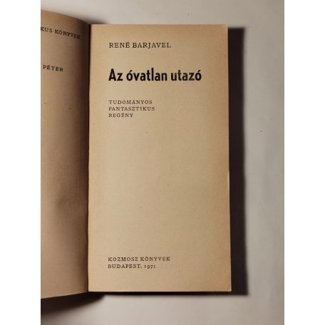 René Barjavel: Az óvatlan utazó 