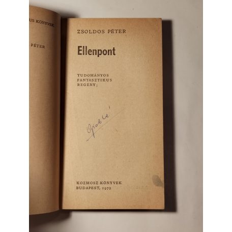 Zsoldos Péter: Ellenpont (1. kiadás)