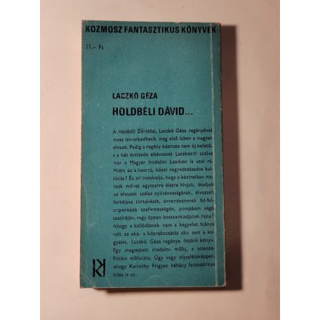 Laczkó Géza: Holdbéli Dávid csodálatos tapasztalatai a Földön