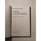 Weöres Sándor: Versek a hagyatékból