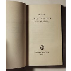  Johann Wolfgang Goethe: Az ifjú Werther szenvedései (Új Elzevir Könyvtár 10.)