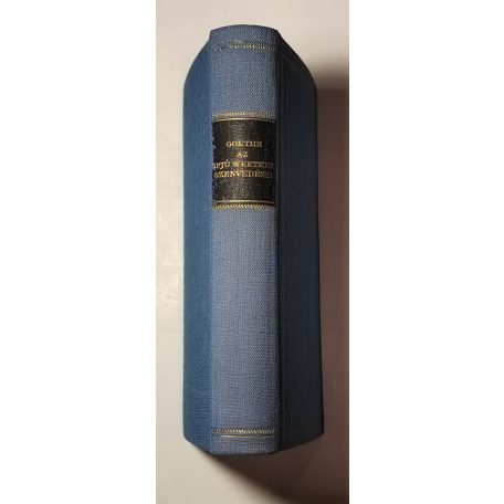 Johann Wolfgang Goethe: Az ifjú Werther szenvedései (Új Elzevir Könyvtár 10.)