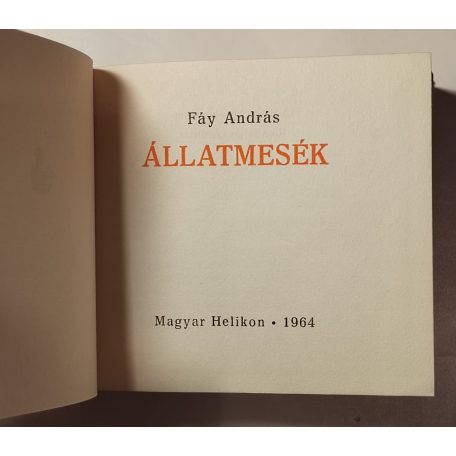 Fáy András: Állatmesék (minikönyv)