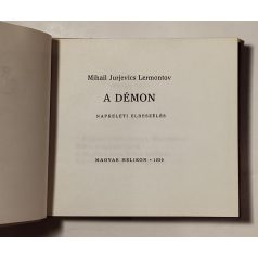 Mihail Jurjevics Lermontov: A démon (minikönyv)