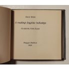 Oscar Wilde: A readingi fegyház balladája (minikönyv)