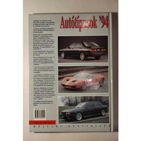 Hack Emil – Lovász Károly, Dr. – Tamás György: Autótípusok ’94
