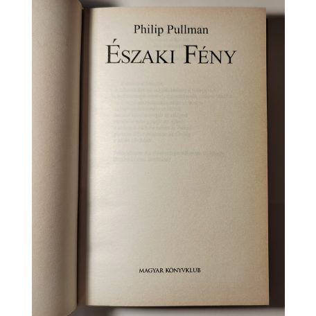 Philip Pullman: Északi fény