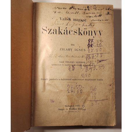 Zilahy Ágnes: Valódi magyar szakácskönyv